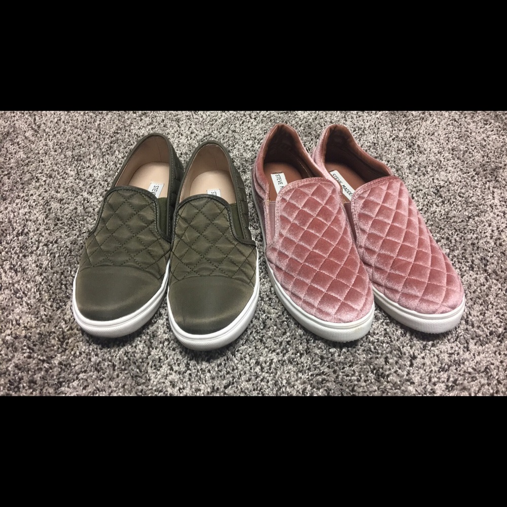 2 pairs of Steve Madden Sneakers 7M